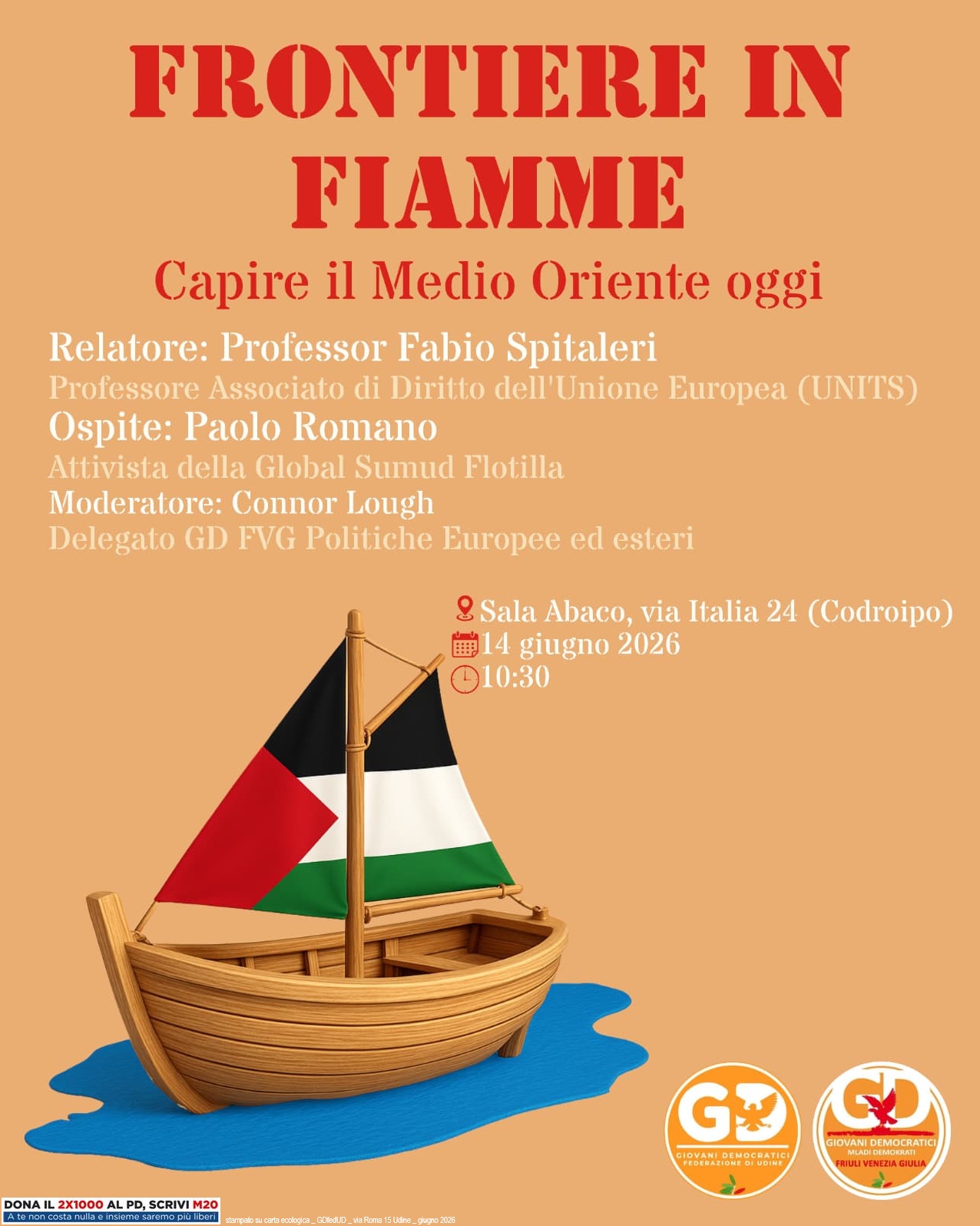 FRONTIERE IN FIAMME _ Codroipo